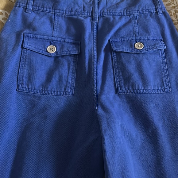 NWT BODEN Contrast stitch trousers size 6 Blue - Picture 6 of 7